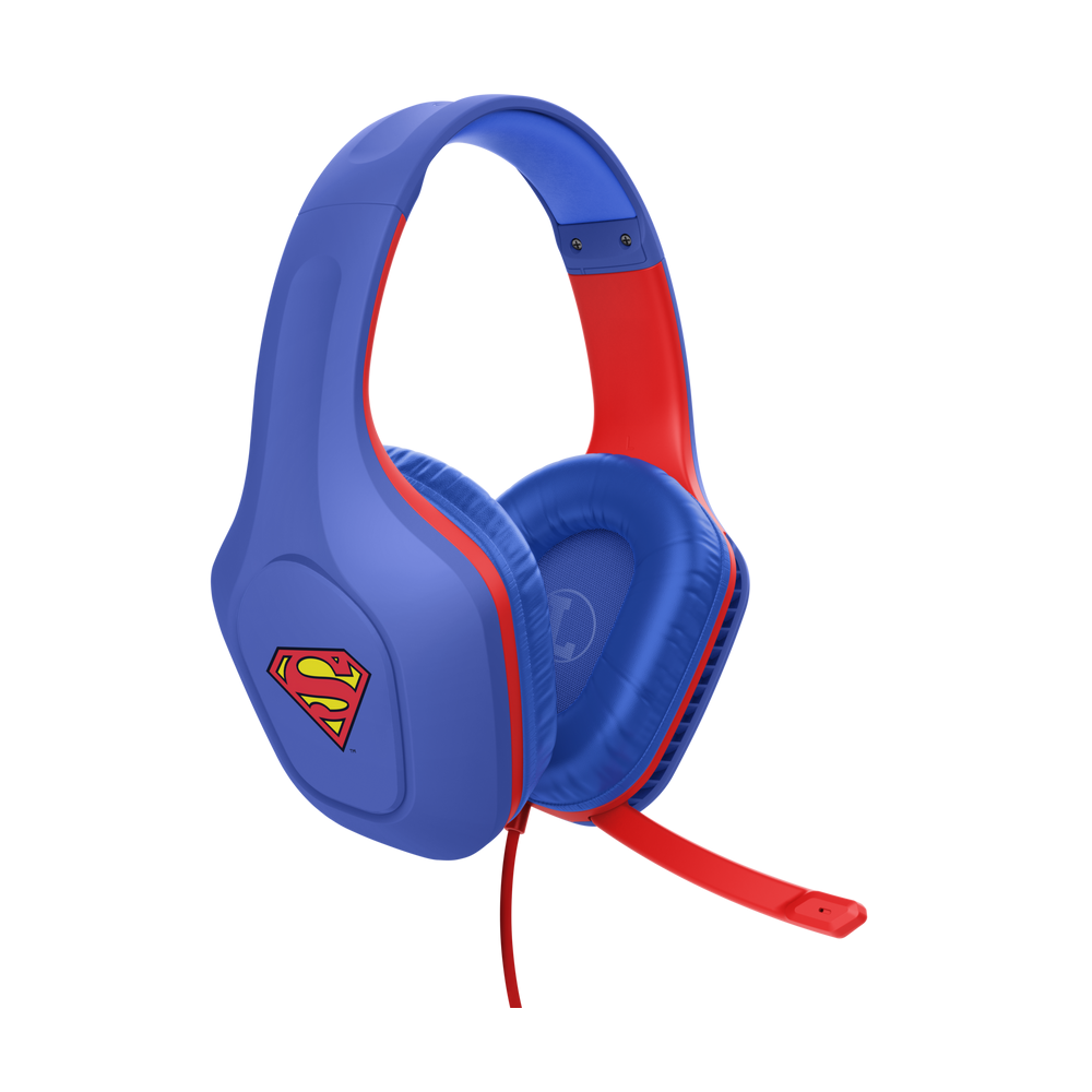 Headset Trust 25738 GXT416SM Zirox Superman, Wired, 3.5mm, Blue