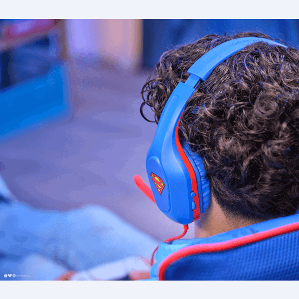 ყურსასმენი Trust 25738 GXT416SM Zirox Superman, Headset, Wired, 3.5mm, Blue