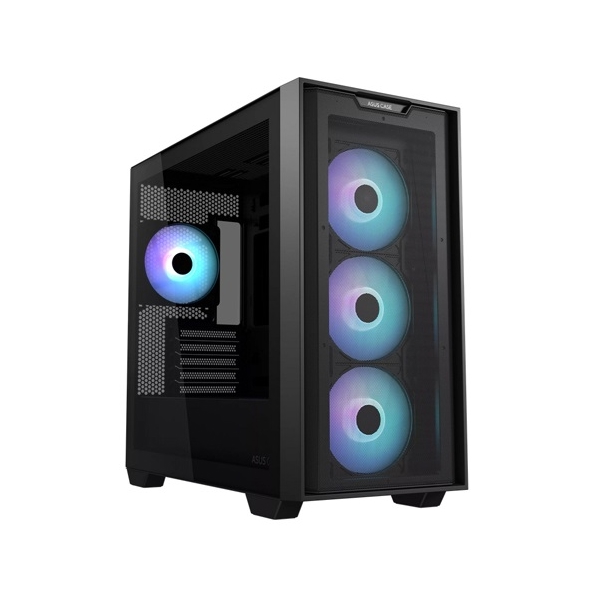 Computer Case Asus 90DC00H0-B19010 A21 Plus, MiniT, Mini ITX, Micro ATX, 2xUSB 3.2, headphone/Microphone, Black