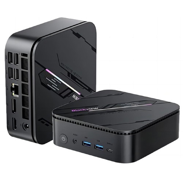 Mini PC Blackview MP100 Pro, i3-1215U, 16GB, 512GB SSD, Integrated, W11P, Black