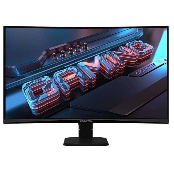 მონიტორი Gigabyte 20VM0-GS27QCABM-1EKR GS27QCA, 27", Curved Monitor, QHD, VA, HDMI, DP, Black