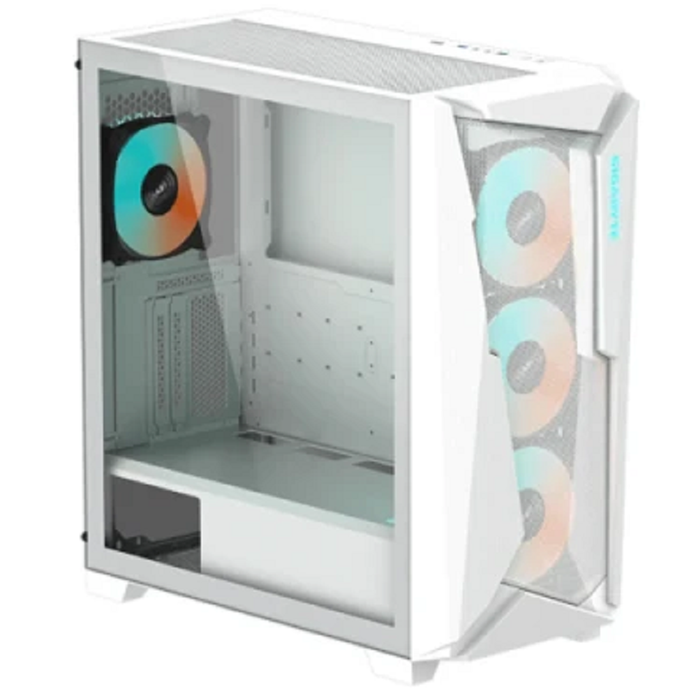 ქეისი Gigabyte C301GW, Computer Case, MidT, Micro ATX, ATX, Mini ITX, E-ATX, 2xUSB 3.0, USB Type-C, Audio, White