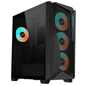 ქეისი Gigabyte C301 GLASS V2, Computer Case, MidT, Mini ITX, Micro ATX, E-ATX, ATX, 2xUSB 3.0, USB Type-C, Audio, Black