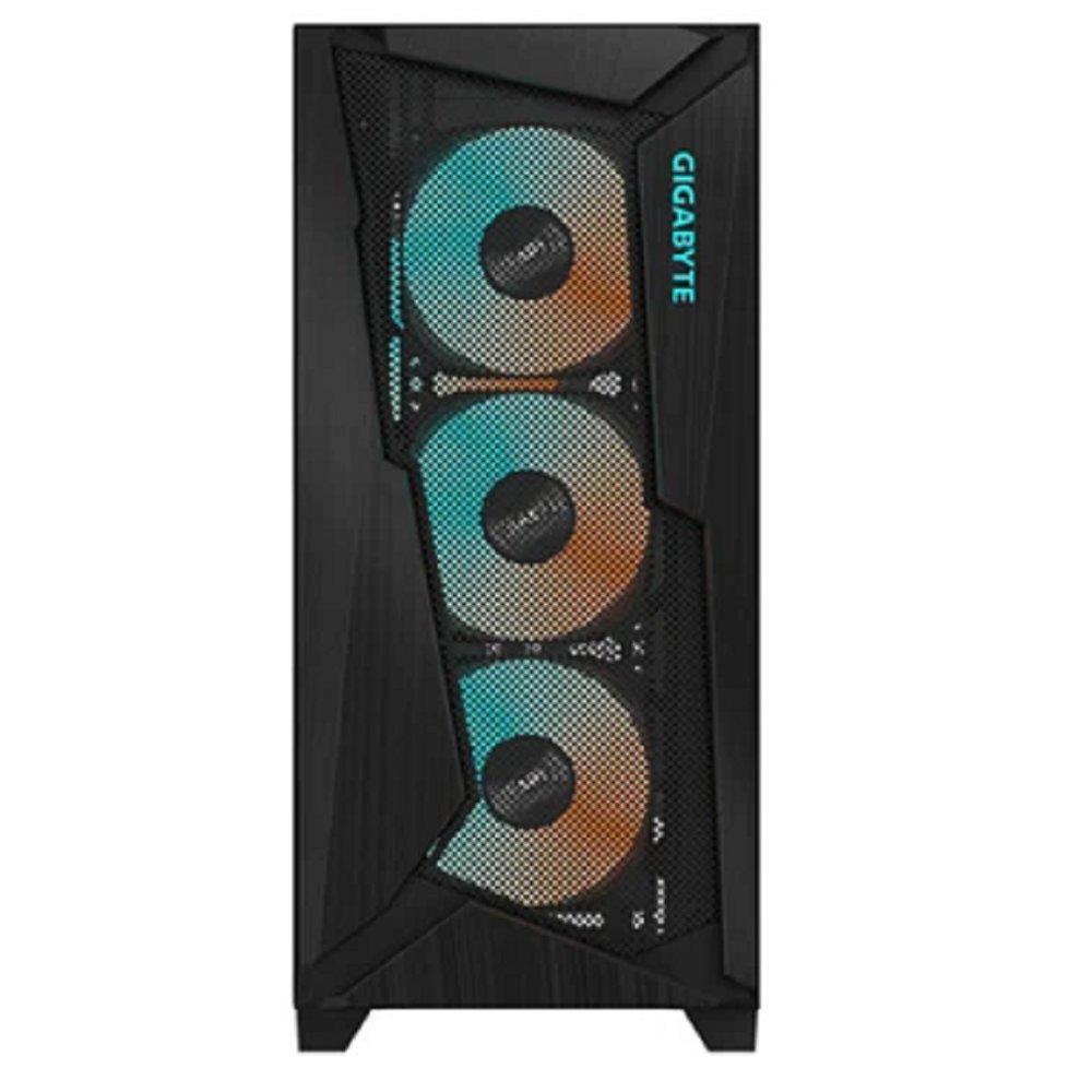 Computer Case Gigabyte C301 GLASS V2, MidT, Mini ITX, Micro ATX, E-ATX, ATX, 2xUSB 3.0, USB Type-C, Audio, Black