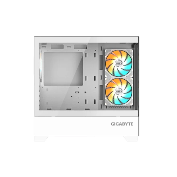 ქეისი Gigabyte C201PI PANORAMIC ICE, Computer Case, MidiT, Mini ITX, ATX, 2xUSB 3.0, White