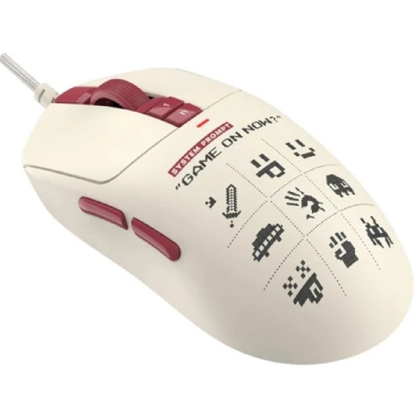 Gaming Mouse A4Tech W72 Bloody, Wired, USB, Beige/Red