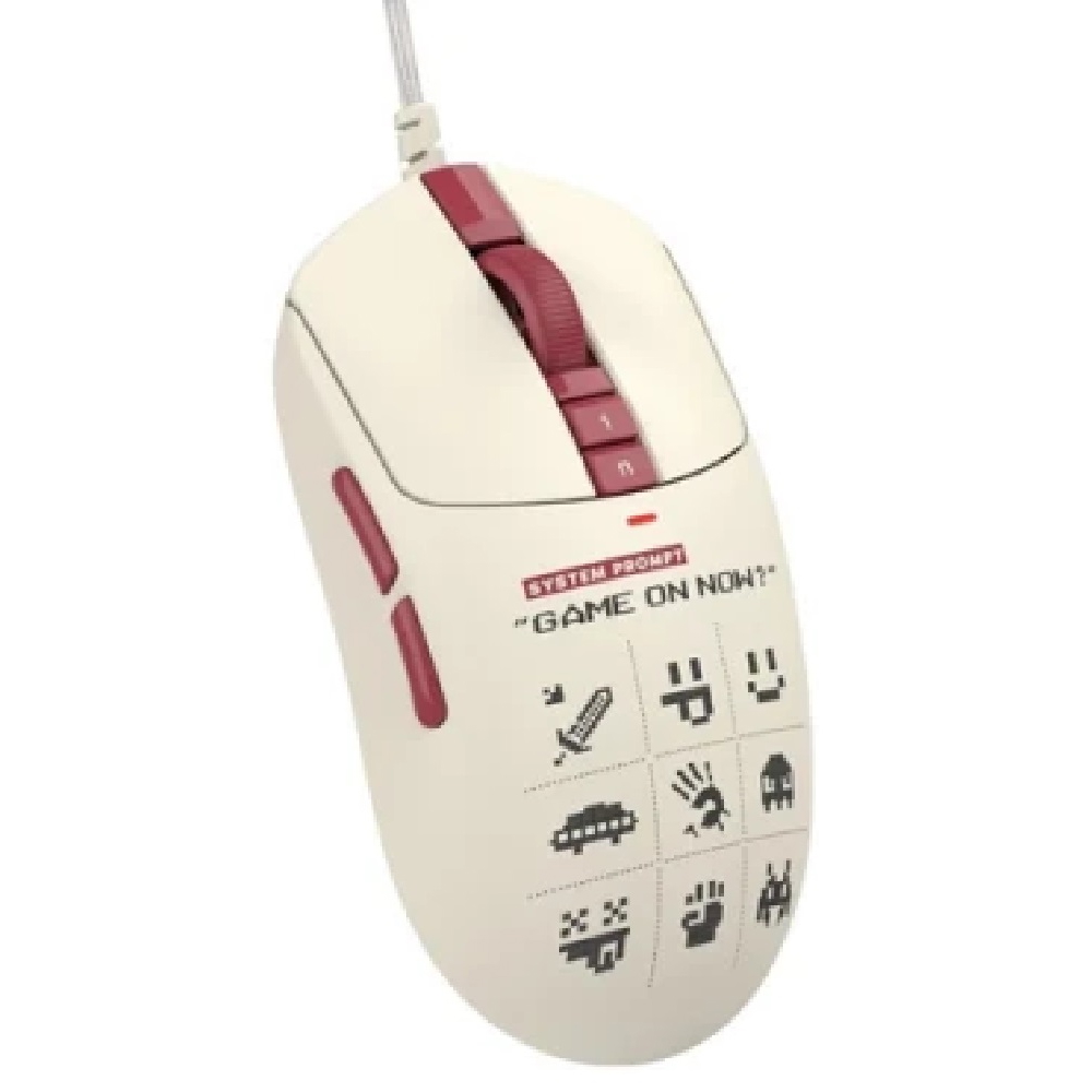 მაუსი A4Tech W72 Bloody, Wired, USB, Gaming Mouse, Beige/Red