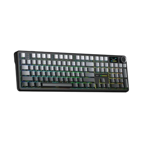 კლავიატურა Aula F108PRO, Nimbus switch V3, Wireless, Bluetooth, USB-C, RGB, Mechanical Gaming Keyboard, Gradient Gray