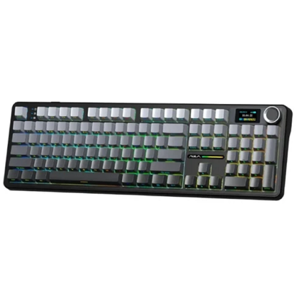 კლავიატურა Aula F108PRO, Nimbus switch V3, Wireless, Bluetooth, USB-C, RGB, Mechanical Gaming Keyboard, Gradient Gray