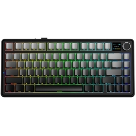 კლავიატურა Aula F75MAX Gasket, Reaper Switch, Wireless, Bluetooth, USB-C, USB, RGB, Mechanical Gaming Keyboard, Gradient Grey