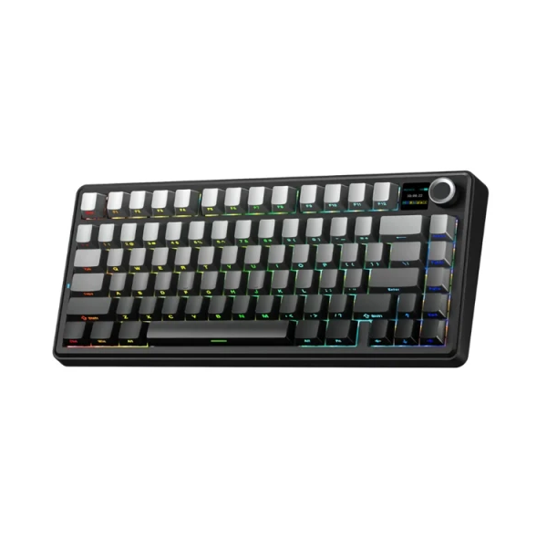 კლავიატურა Aula F75MAX Gasket, Reaper Switch, Wireless, Bluetooth, USB-C, USB, RGB, Mechanical Gaming Keyboard, Gradient Grey