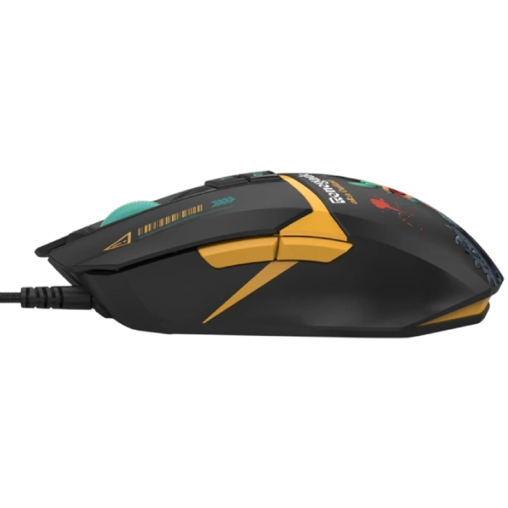 მაუსი A4tech W63 Bloody MAX, Wired, USB, RGB, Gaming Mouse, Renegade Midnight