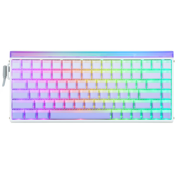 კლავიატურა Aula HERO 84, Jade King Magnetic Switch, Wired, USB, RGB, Mechanical Gaming Keyboard, Gradient Purple
