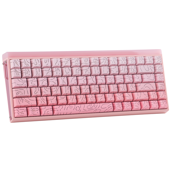 კლავიატურა Aula HERO 84, Dragon King Magnetic Switch, Wired, USB, RGB, Mechanical Gaming Keyboard, Gradient Pink