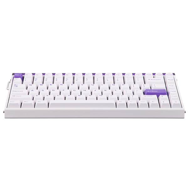 კლავიატურა Aula HERO 84, Black King Magnetic Switch, Wired, USB, RGB, Mechanical Gaming Keyboard, White/Purple