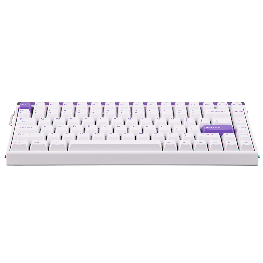 კლავიატურა Aula HERO 84, Black King Magnetic Switch, Wired, USB, RGB, Mechanical Gaming Keyboard, White/Purple
