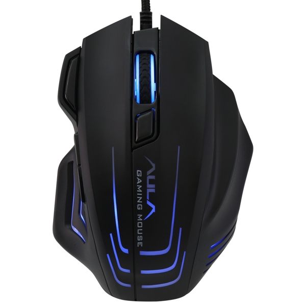 მაუსი Aula S18 Black-Rainbow, Wired, USB, Gaming Mouse, Black