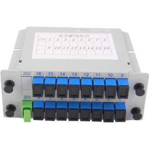 ოპტიკური სპლიტერი ZTT Splitter-1x16-SC-UPC-Ins, Optical Splitter, White