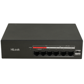სვიჩი HiLook NS-0106MP-35, 4Port, PoE+ Switch, Black