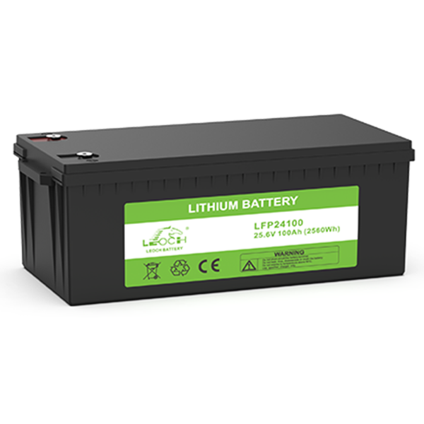 Lithium Battery Leoch LFP24100, 24V, Black