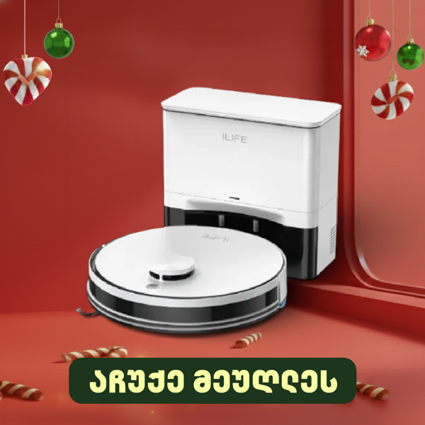 Robot Vacuum Cleaner Ilife A30 Pro, 5000Pa, LiDAR, White