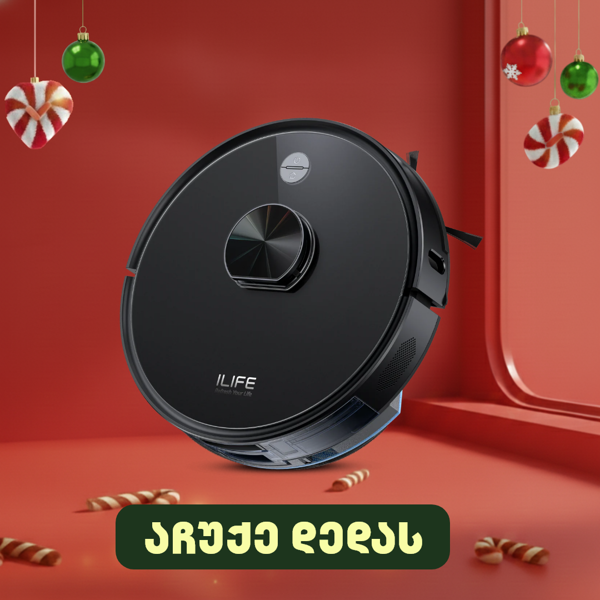 Ilife A20, Laser Navigation Robotic Vacuum & Mop with APP Control, Black