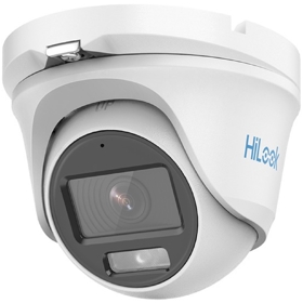 ვიდეო სათვალთვალო კამერა HiLook By HIKVISION THC-T159-MS 2.8mm, 5MP, 3K ColorVu Audio Turret Camera, White