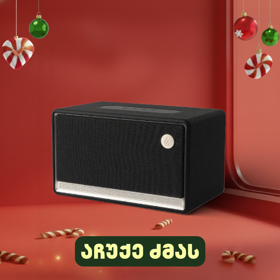 დინამიკი Edifier ES300, 60W, Bluetooth, WiFi (Apple AirPlay), USB-A, AUX, Tabletop Speaker, Black