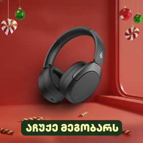 ყურსასმენი Edifier W830NB, Active Noise Cancelling Headphones, Wireless, Bluetooth, Black
