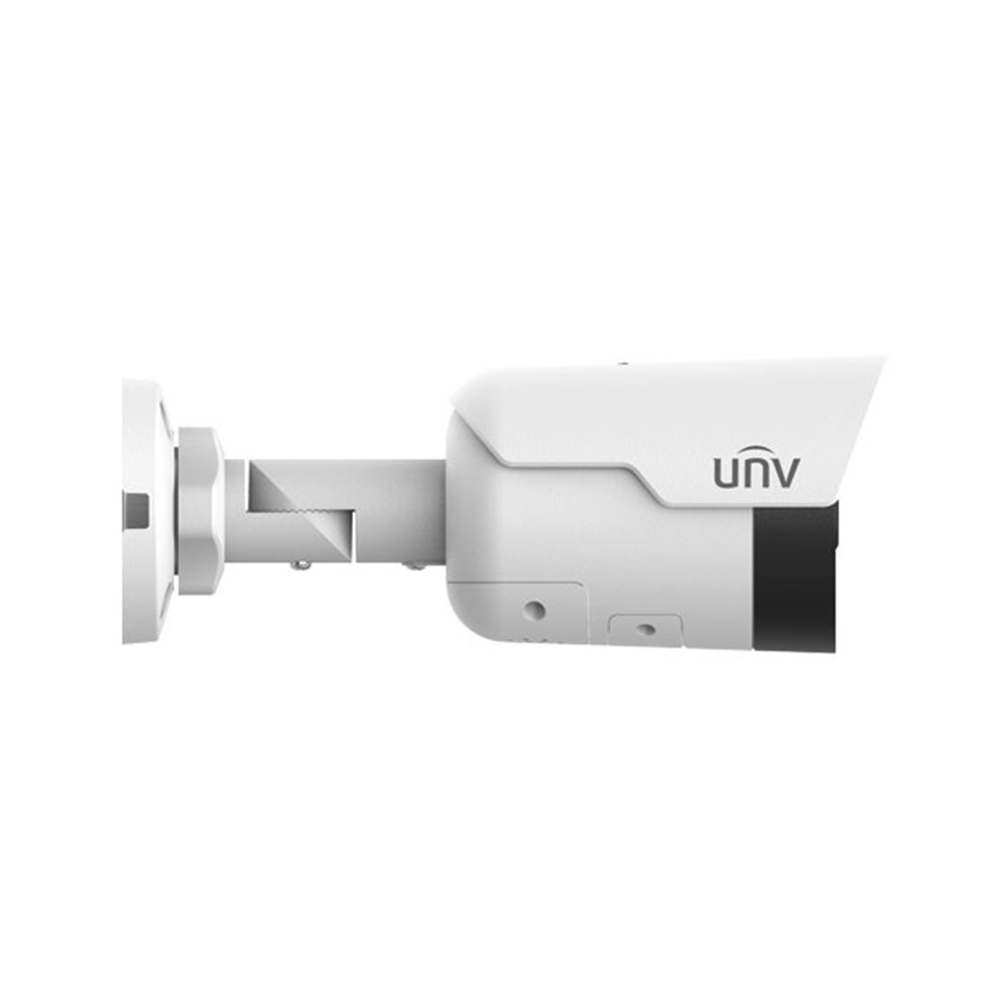 HD Intelligent Light and Audible Warning Fixed Bullet Network Camera Uniview IPC2124SB-ADF40KMC-I0, 4MP, White