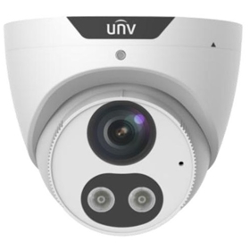 HD Intelligent Light and Audible Warning Fixed Eyeball Network Camera Uniview IPC3614SB-ADF28KMC-I0, 4MP, White