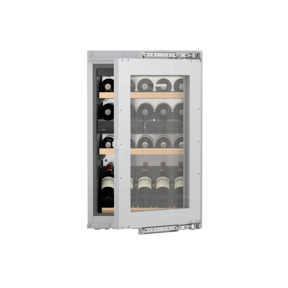 Built-in Wine Refrigerator Liebherr EWTdf 1653 Vinidor, 97L, G, 32Db, Silver