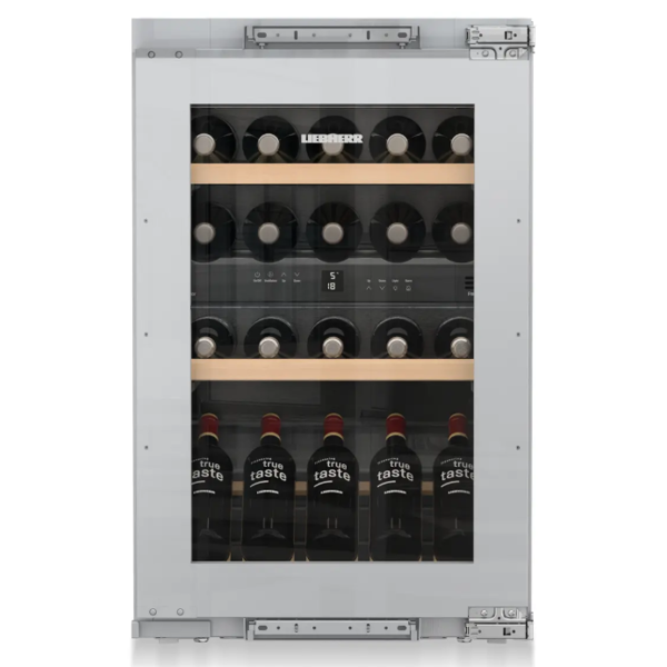ჩასაშენებელი ღვინის მაცივარი Liebherr EWTdf 1653 Vinidor, 97L, G, 32Db, Built-in Wine Refrigerator, Silver