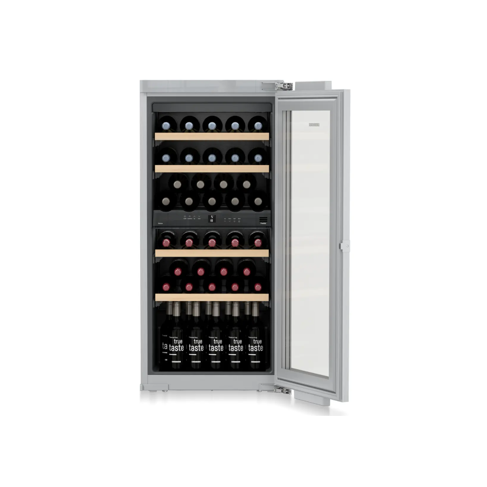 Built-in Wine Refrigerator Liebherr EWTdf 2353 Vinidor, 159L, G, 32Db, Silver