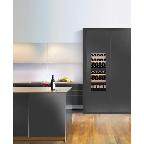 ჩასაშენებელი ღვინის მაცივარი Liebherr EWTdf 2353 Vinidor, 159L, G, 32Db, Built-in Wine Refrigerator, Silver