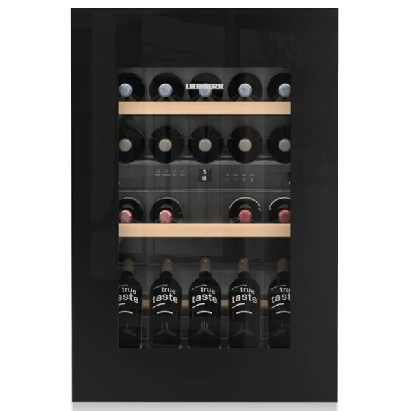 ჩასაშენებელი ღვინის მაცივარი Liebherr EWTgb 1683 Vinidor, 105L, G, 32Db, Built-in Wine Refrigerator, Silver/Black