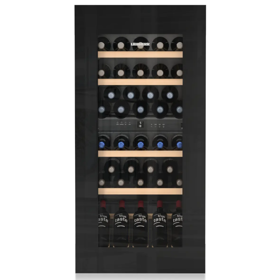 ჩასაშენებელი ღვინის მაცივარი Liebherr EWTgb 2383 Vinidor, 171L, G, 31Db, Built-in Wine Refrigerator, Silver/Black