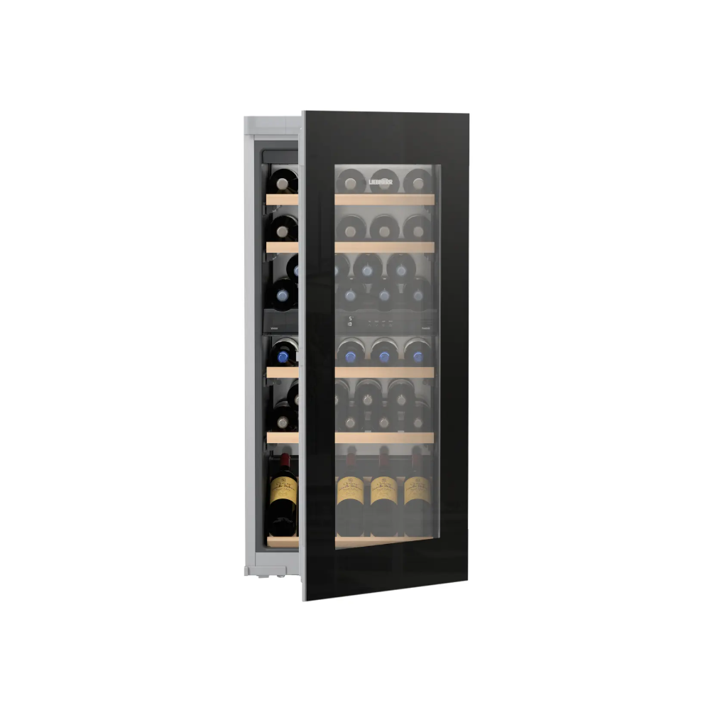 Built-in Wine Refrigerator Liebherr EWTgb 2383 Vinidor, 171L, G, 31Db, Silver/Black