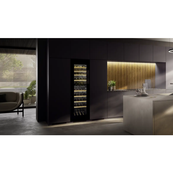 ჩასაშენებელი ღვინის მაცივარი Liebherr EWTgb 3583 Vinidor, 276L, G, 32Db, Built-in Wine Refrigerator, Silver/Black