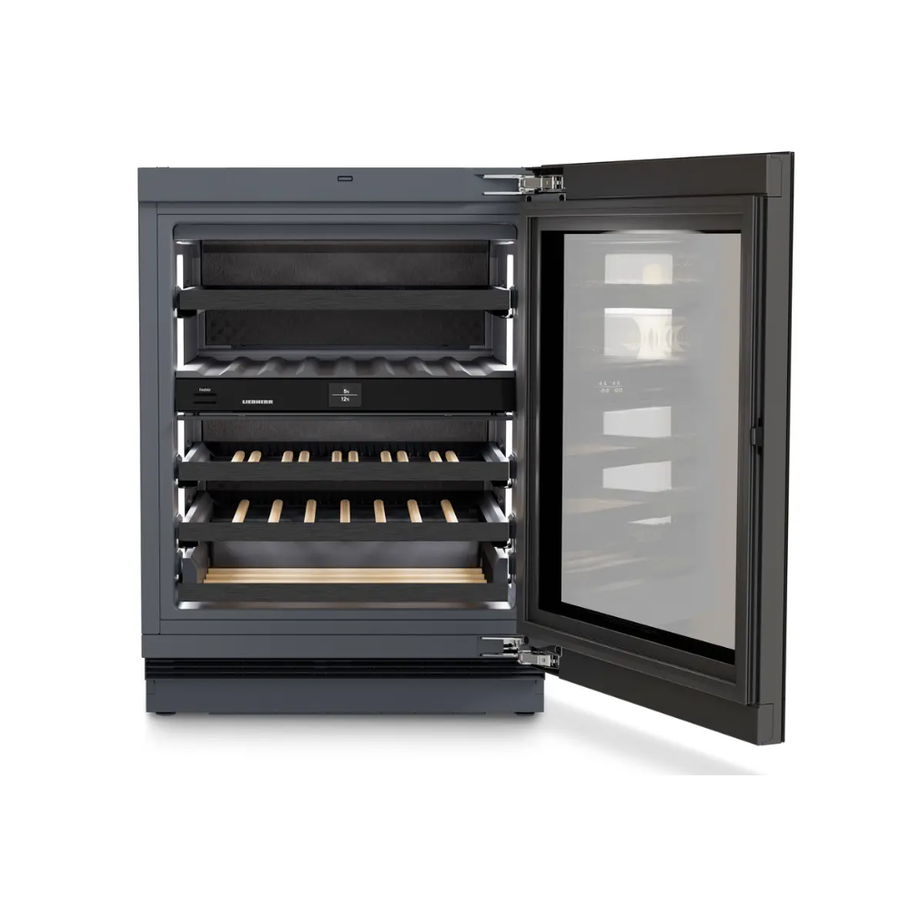 Built-in Wine Refrigerator Liebherr UWgbi 3682 Vinidor Selection, 95L, E, 32Db, Black