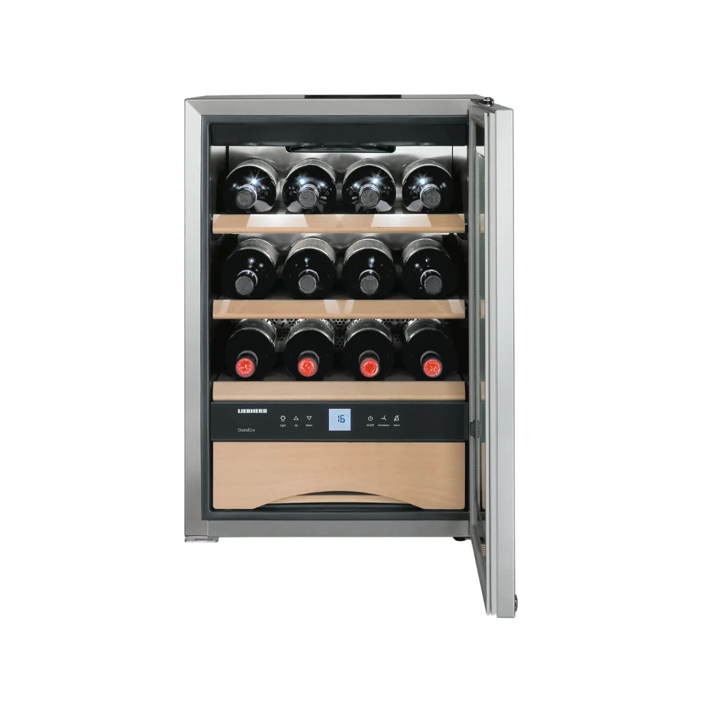 Wine Refrigerator Liebherr WKes 653 GrandCru, 48L, E, 37Db, Stainless steel