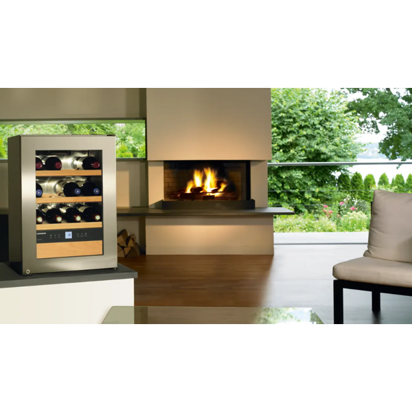 Wine Refrigerator Liebherr WKes 653 GrandCru, 48L, E, 37Db, Stainless steel