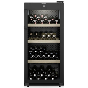 ღვინის მაცივარი Liebherr WPbl 4201 GrandCru, 272L, E, 38Db, Wine Refrigerator, Black