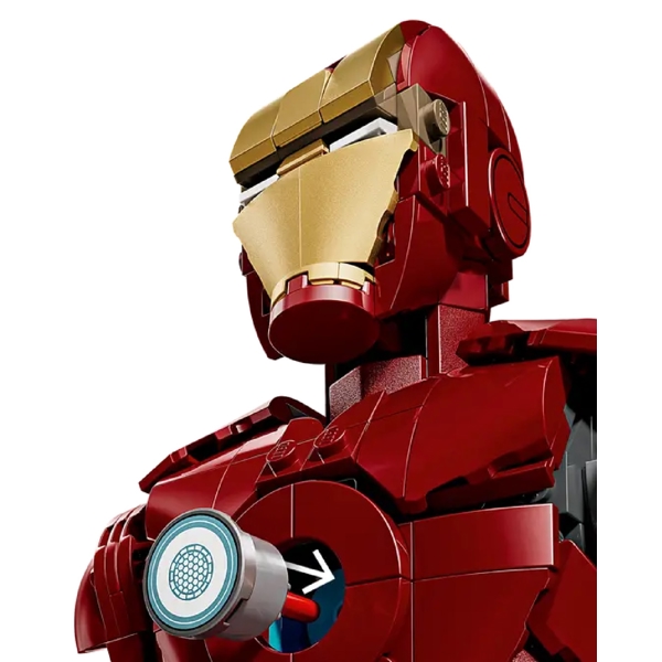 ასაწყობი კონსტრუქცია Lego 76344 Constructor Iron Man Mark 3 Collectors, Prefabricated Construction, Red