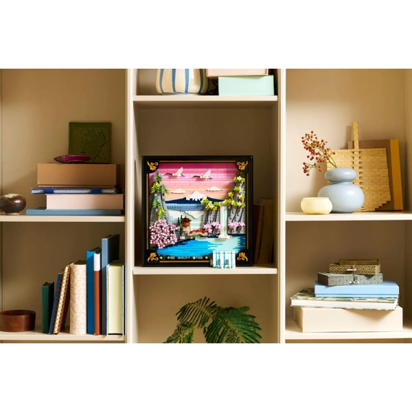 ასაწყობი კონსტრუქცია Lego 31218 ART Japanese Cherry Blossom Landscape, Prefabricated Construction