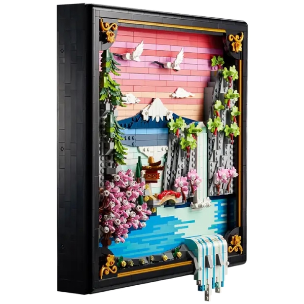 ასაწყობი კონსტრუქცია Lego 31218 ART Japanese Cherry Blossom Landscape, Prefabricated Construction