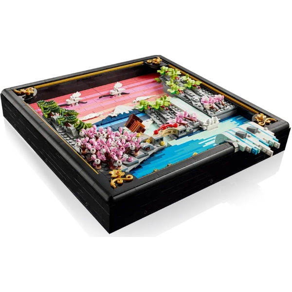 ასაწყობი კონსტრუქცია Lego 31218 ART Japanese Cherry Blossom Landscape, Prefabricated Construction