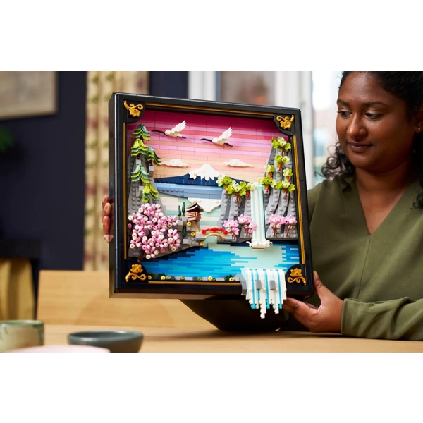 ასაწყობი კონსტრუქცია Lego 31218 ART Japanese Cherry Blossom Landscape, Prefabricated Construction