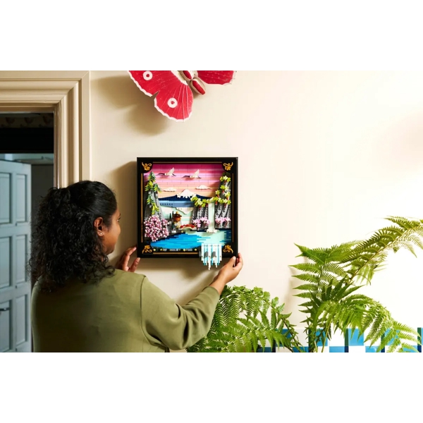 ასაწყობი კონსტრუქცია Lego 31218 ART Japanese Cherry Blossom Landscape, Prefabricated Construction