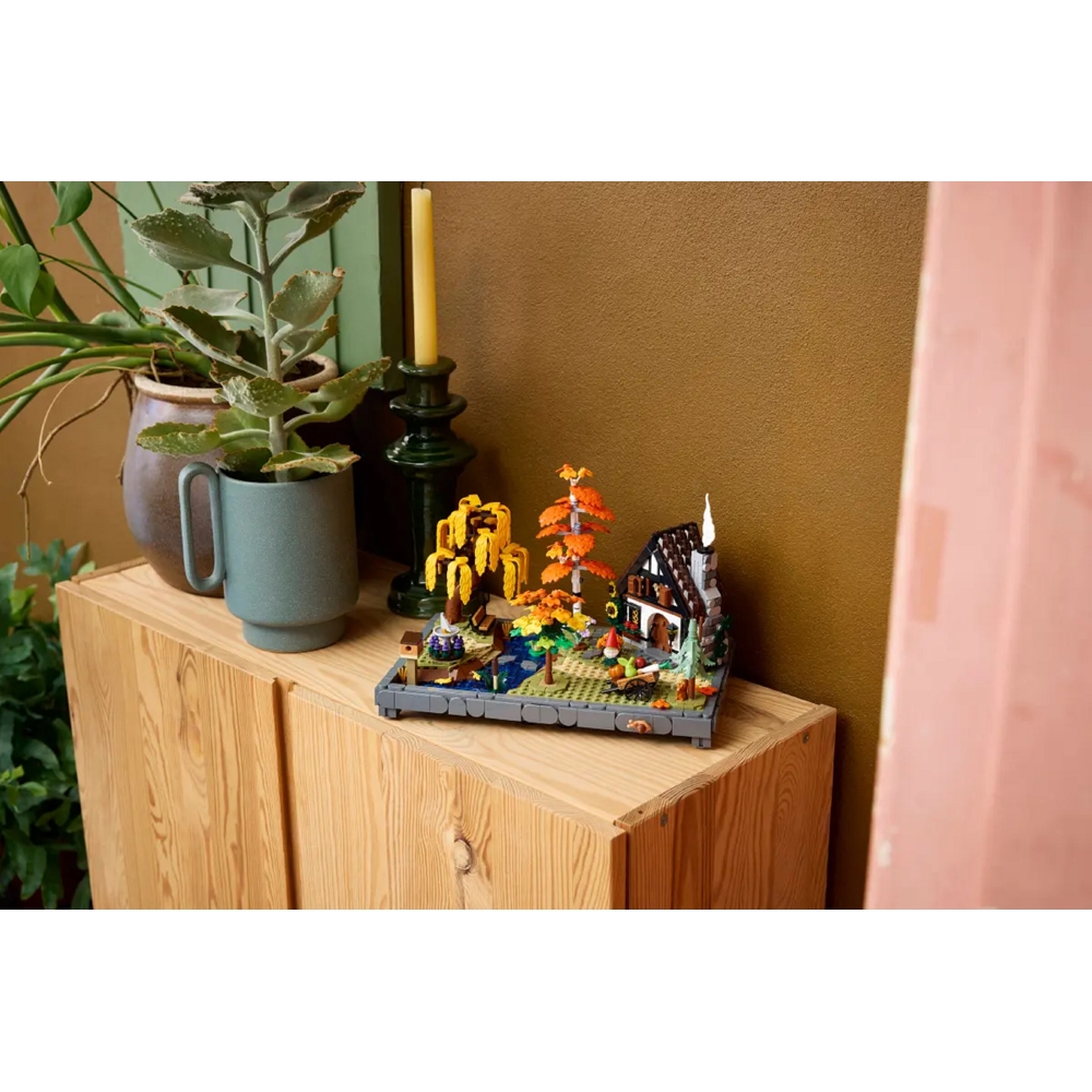 Prefabricated Construction Lego 11372 Icons Autumn Cottage Garden